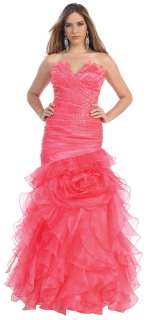 GORGEOUS PROM WINTER FORMAL GOWNS LONG EVENING PAGEANT RED CARPET 