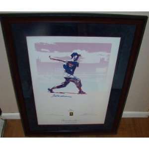 Ted Williams SIGNED Framed SILVER BENINATI #D 32/209
