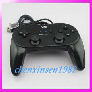 New Black Classic Pro Controller for Nintendo Wii Remote  