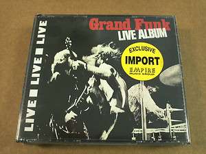 Live Album by Grand Funk Railroad (CD, Jun 2002, 2 Discs, MI Plus 