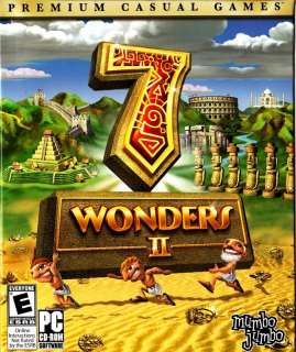 Wonders II 2 PC 2007 Video Games Puzzle R.Sleeve New 811930103569 