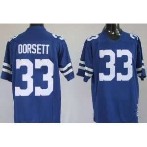 Tony Dorsett #33 Dallas Cowboys Replica Throwback NFL Jersey Blue Size 