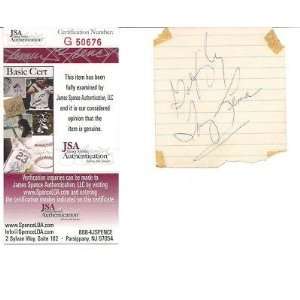  Tony Lema Golf Star Signed Autographed Cut Signature W/jsa 