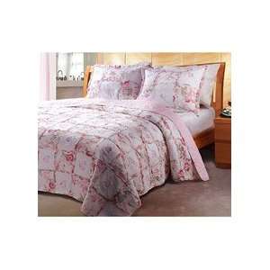   Greenland Home Veronicas Hearts Quilt Set, Twin/Full