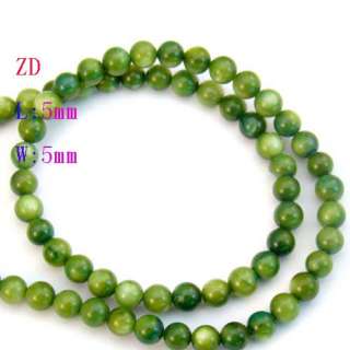   Strand 5*5mm Round Mother of Pearl GEM Shell Loose Craft Beads  