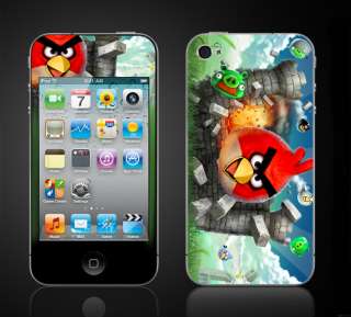 iPod Touch 4th Gen Angry Birds skin rio red it4angry1  