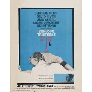  Bonjour Tristesse (1958) 27 x 40 Movie Poster Style B 