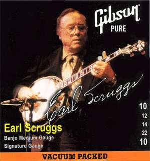 Earl Scruggs Signature GIBSON Medium 5 String Banjo Strings  