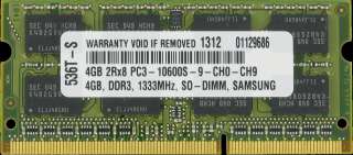 4GB MEMORY FOR HP ELITEBOOK 2540P 2740P 8440P 8540P 8440W 8540W 8740W 