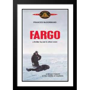  Fargo Framed and Double Matted 32x45 Movie Poster William 