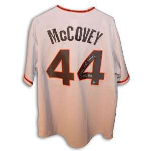 Willie McCovey San Francisco Giants Autographed Grey Jersey with 521 