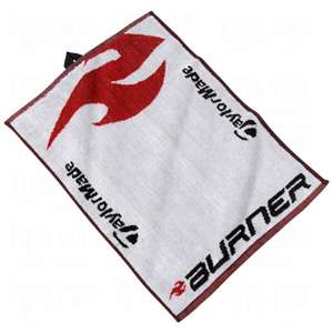 TAYLORMADE BURNER CART TOWEL WHITE/BLACK/RED  