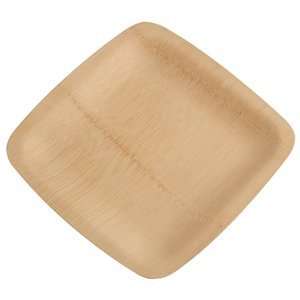  Bambu 063100 7 Disposable Square Bamboo Plate 25 / Pack 