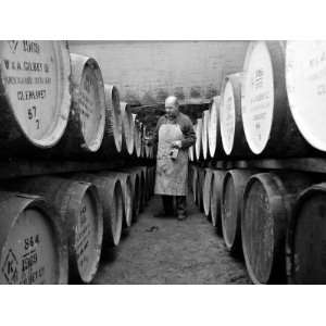  An Employee of the Knockando Whisky Distillery in Scotland 