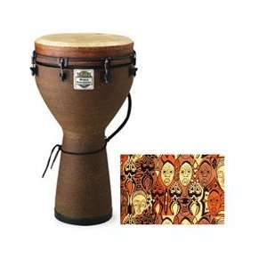  Remo Key Tunable Leon Mobley Djembe, 10x24 Musical 