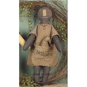  Prim Country Rustic Ruby Black Primitive Doll Kitchen 