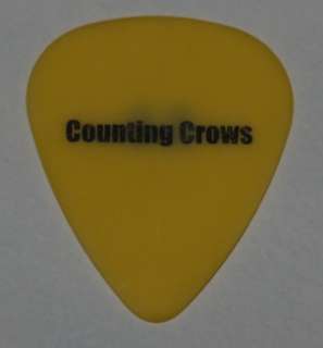 Counting Crows   David Bryson Yellow 2008 Tour Guitar Pick  