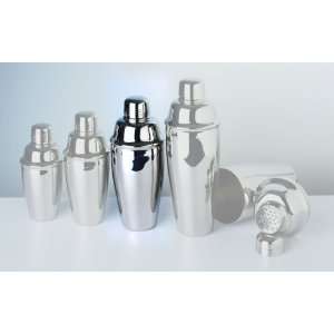   Steel Lustrum Cocktail 18 oz Shaker Set 3 Piece