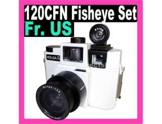 HOLGA 120CFN / 120 CFN w/ Fisheye Lens FEL 120 Viewfinder Film Camera 