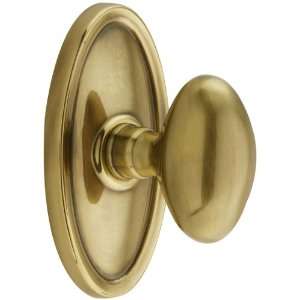  Oval Rosette Set With Elliptical Brass Knobs Passage in 