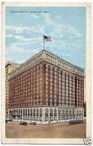 Vintage Postcard Hotel Gibson Cincinnati Ohio 1927  