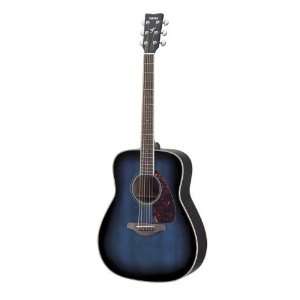  Yamaha FG720S OBB Acoustic Guitar   Oriental Blue Burst 