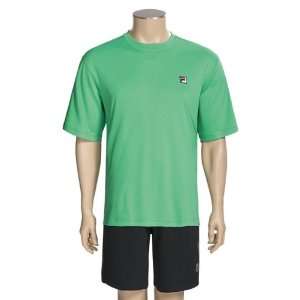   Fila Essenza Solid Tennis Shirt   Short Sleeve (For Men) Sports