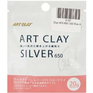  Art Clay Silver 650/1200 Low Fire Slow Dry Clay 20 Grams 
