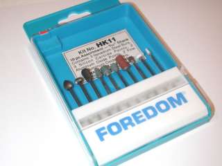 NOS FOREDOM USA Flex Shaft 10 pc BOX Assortment KIT  