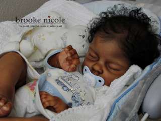   African American Ethnic Biracial Baby Boy by Brooke Nicole  