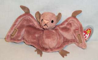 Ty Beanie Baby BATTY THE BROWN BAT 5th Generation NMWT  