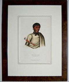 McKenney & Hall Octavo 1855   Framed Indian Lithograph  