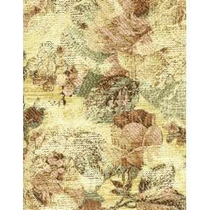 Needlepoint Floral Bouquet Series 6121 Summer Wheat Vinyl Tablecloth 