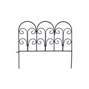20PK DOUBLE SCROLL EDGING PANEL, Color BLACK; Size 18 INCH (Catalog 