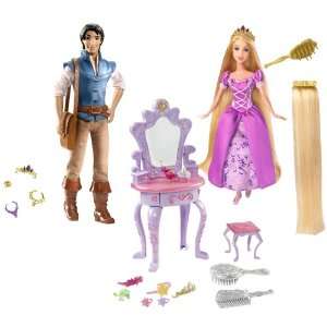  Disney Tangled Rapunzel Flynn Rider Vanity Set   Girls 