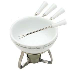  Simply Joie White Fondue Set by MSC