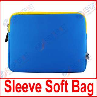 For iPAD 2 Angry Birds Soft Case Sleeve Bag cover Blue  