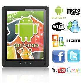 ANDROID 2.3 GINGERBREAD TABLET PC FLASH 512MB 8GB   