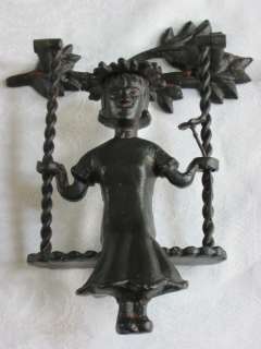  Unique & Whimsical MRS POWERS FORGED IRON DOOR KNOCKER NEW $88  