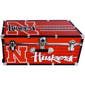   Nebraska Cornhuskers Wheeled Footlocker Trunk