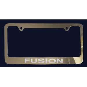  Ford Fusion License Plate Frame (Zinc Metal) Everything 
