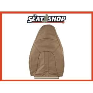   01 02 Ford Expedition Medium Parchment (Tan) Leather Seat Cover LH top