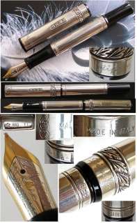   edition florentia aurea sterling silver fountain pen made in italy