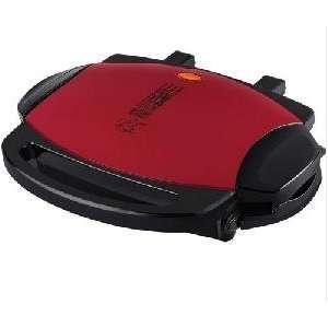  Foreman 72 Sq In Red Grill W/ Black Accents & Removable Grill Plates 