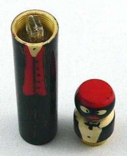 Vintage Japanese Kokeshi Miniature Perfume Doll  