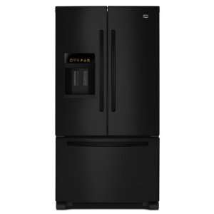   cu. ft. Ice2O EcoConserve French Door Refrigerator   Black Appliances