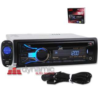 JVC ARSENAL KD A735BT IN DASH CD/ RECEIVER w/BLUETOOTH AND REMOTE 