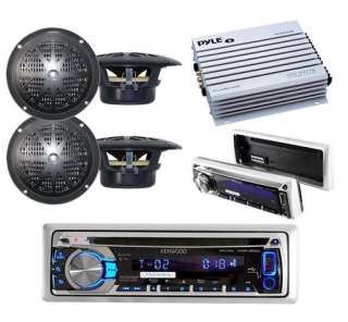   Pandora Stereo 2 Pairs of Black Round Speakers Amp 019048195579  