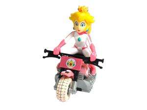      Nintendo Mario Kart Wii Pull Back Racer   Motorcycle Peach