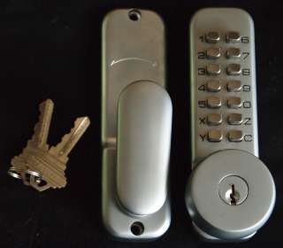 Keyless Mechanical Password Entry Door Lock with Keys  